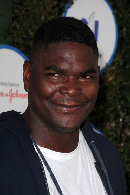 Keyshawn Johnson at Safe Kids Day LA in April 2015