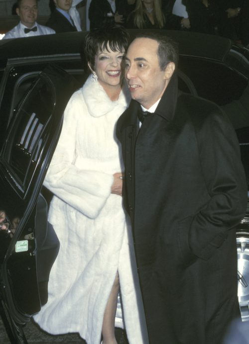 Liza Minnelli and David Gest on their wedding day in March 2002