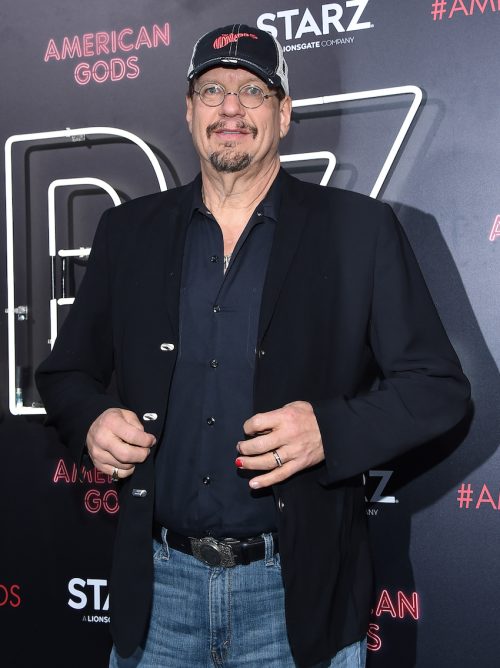 Penn Jillette at the premiere of "American Gods" in April 2017