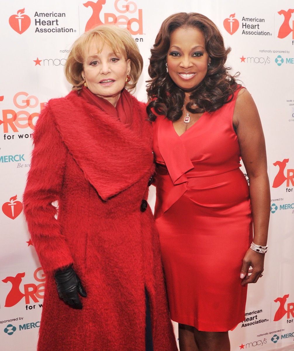 Barbara Walters and Star Jones