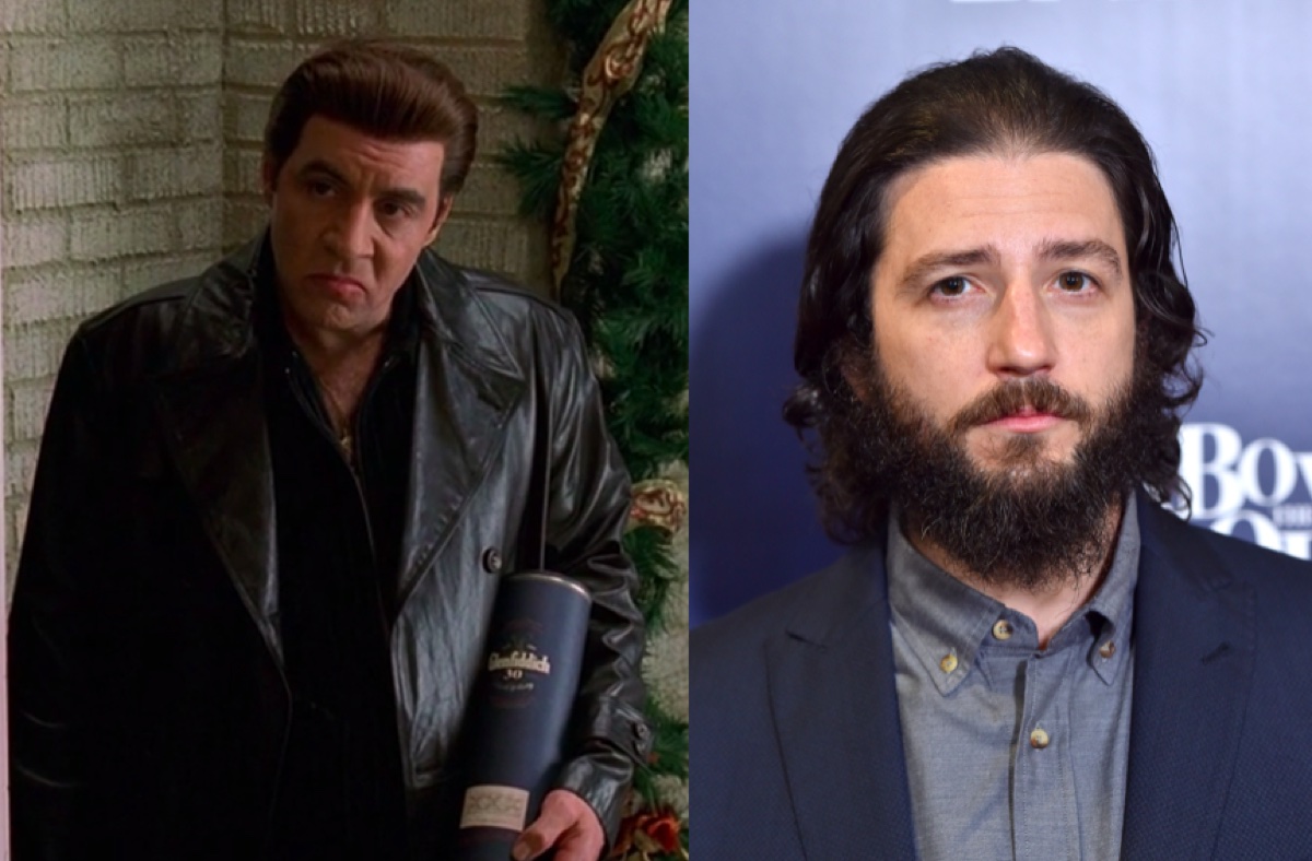 Steven Van Zandt in The Sopranos and John Magaro from The Many Saints of Newark