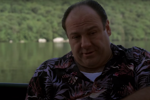 James Gandolfini on "The Sopranos"