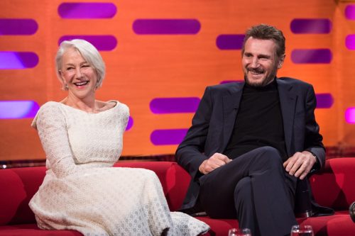 Liam Nesson and Helen Mirren 2018