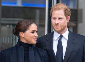 The Duke and Duchess of Sussex, Prince Harry and Meghan visit One World Observatory on 102nd floor of Freedom Tower of World Trade Center.