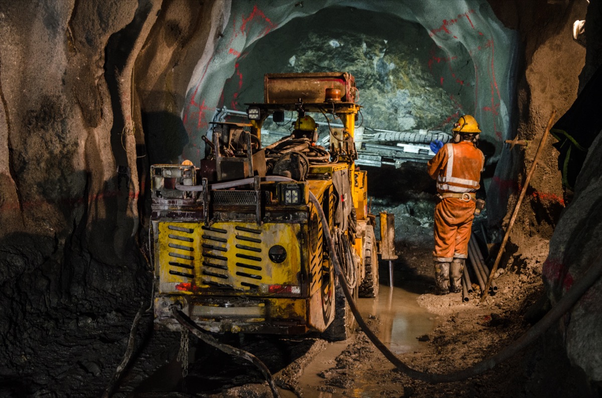 mining machine operators in mine