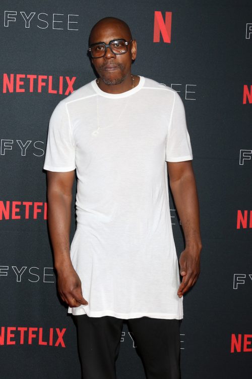 Dave Chappelle at a Netflix event in 2018