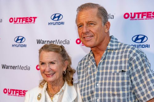 Juliet Mills and Maxwell Caulfield at Outfest Film Festival in August 2021