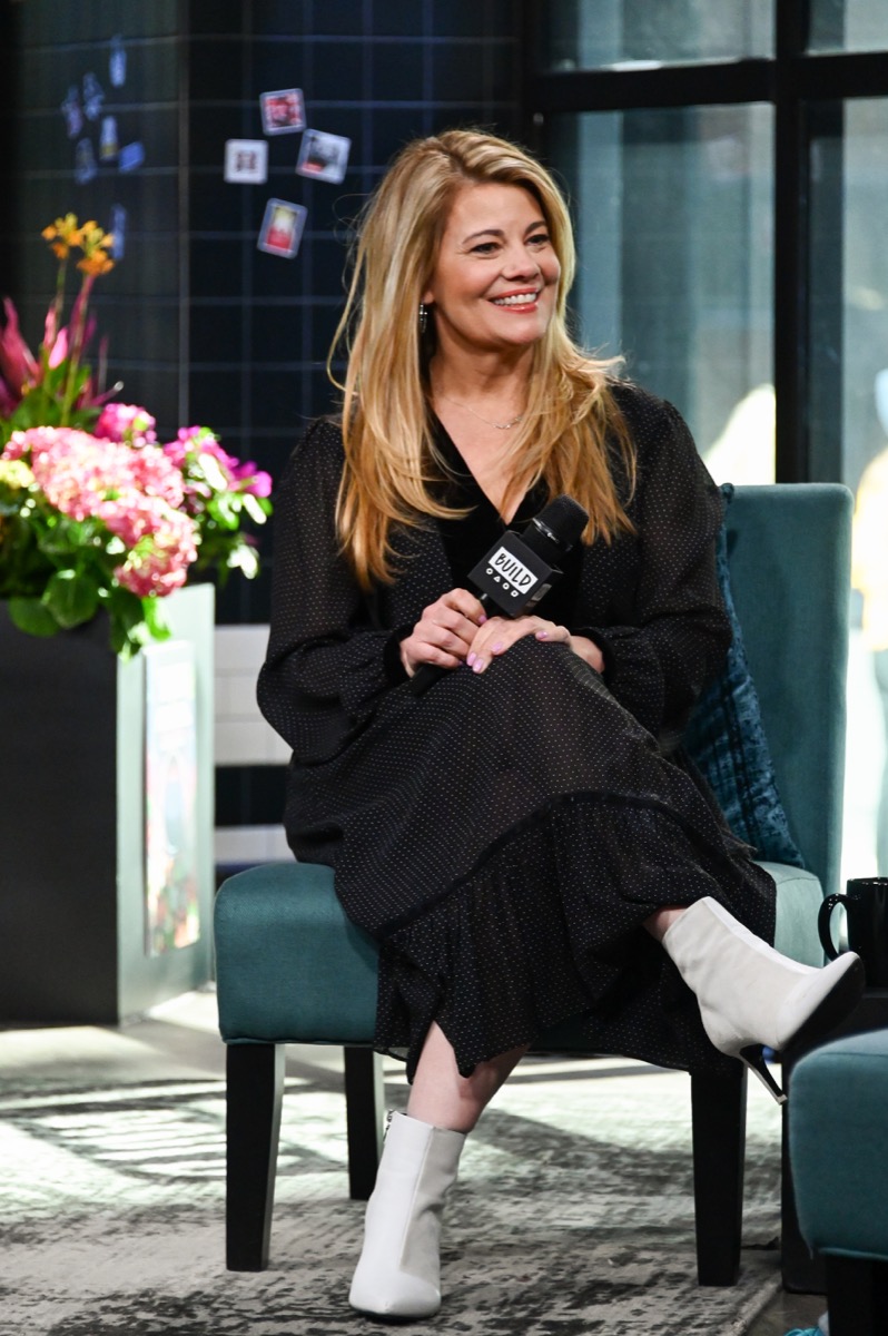 Lisa Whelchel on a talk show