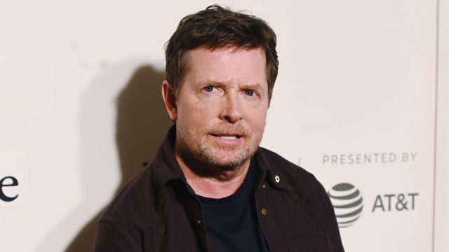 Michael J. Fox at Tribeca Talks Storytellers in April 2019