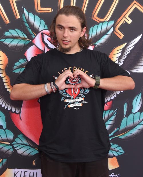 Prince Jackson at the Kiehl's LifeRide for Amfar 10th Anniversary Party in July 2019