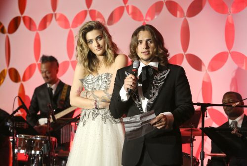 Paris and Prince Jackson at the Ryan Gordy Foundation "60 Years of Motown" Celebration in 2019