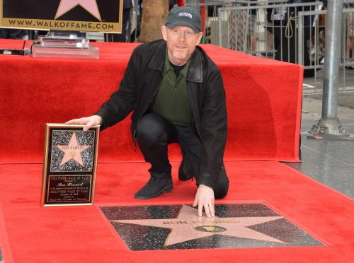 Ron Howard at his Hollywood Walk of Fame ceremony in 2015