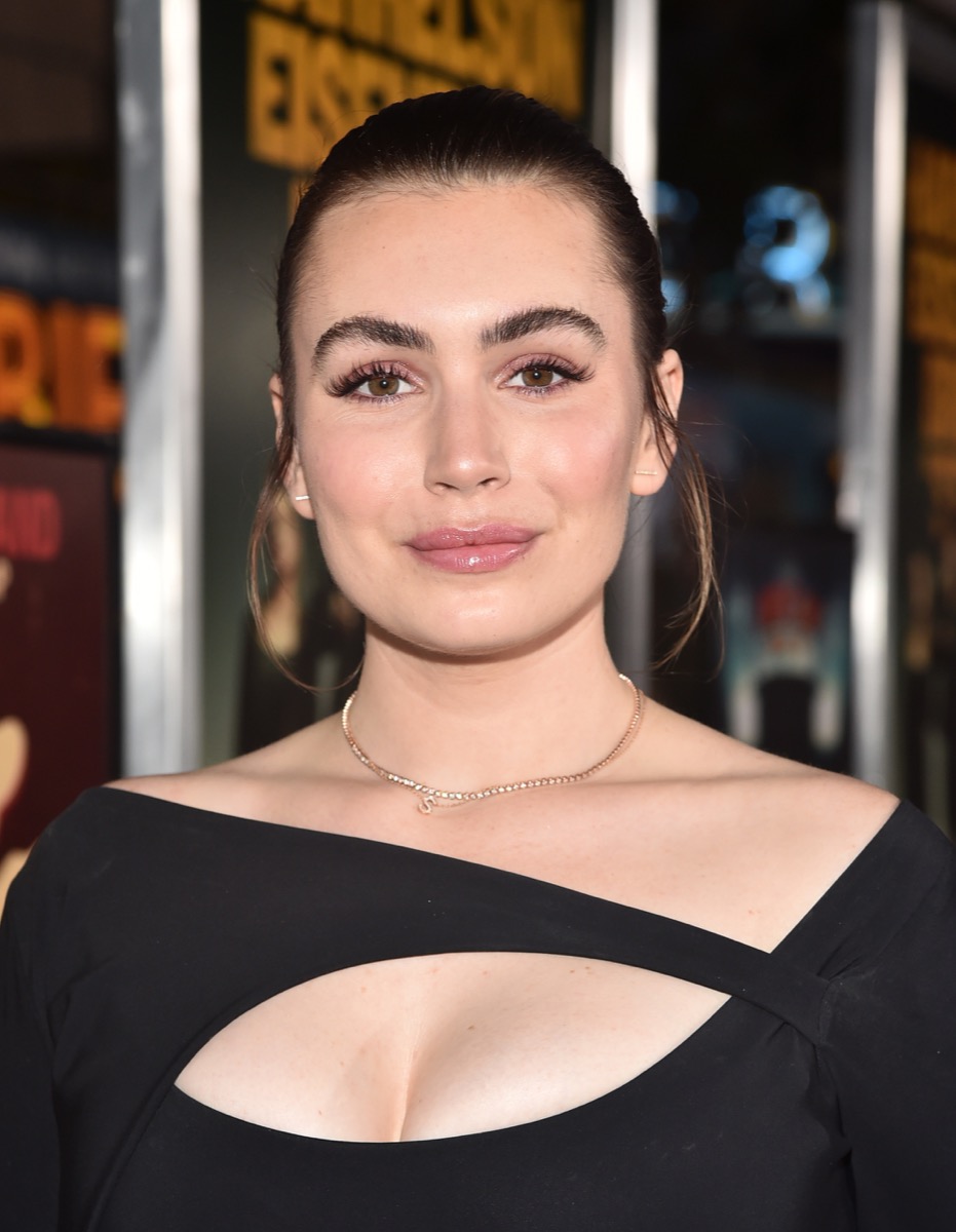 Sophie Simmons in black at premier dress