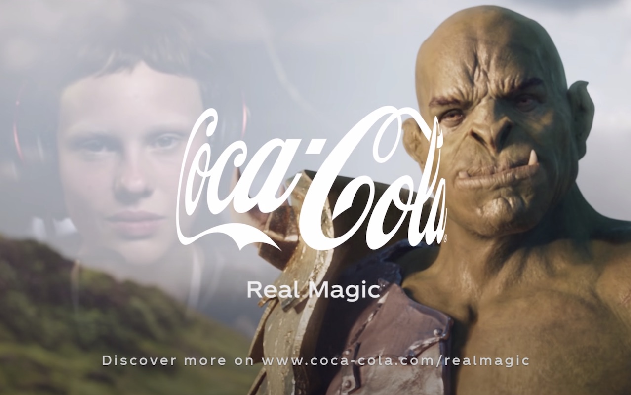 New Coke Logo in New Coke ad 2021