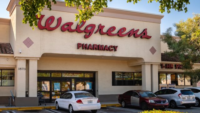 Pompano Beach, Florida, USA - January 06, 2019 : Walgreens store exterior and sign. Walgreens is the largest drug retailing chain in the United States.