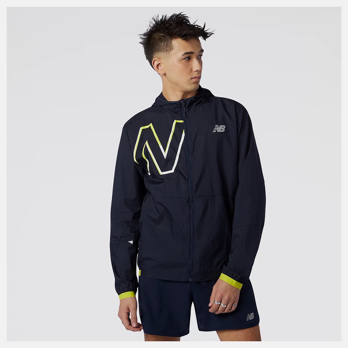 A packable light jacket from New Balance