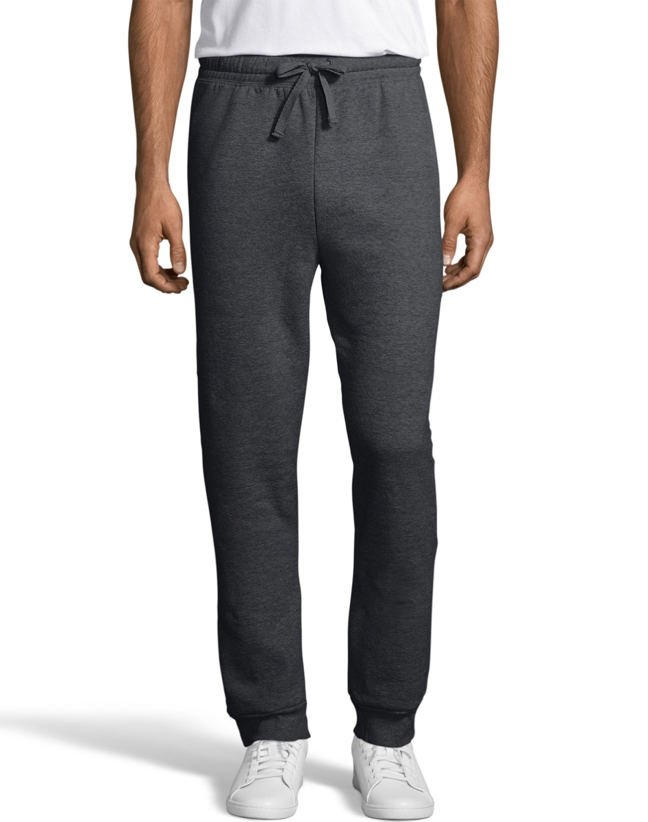 A pair of jogger sweatpants
