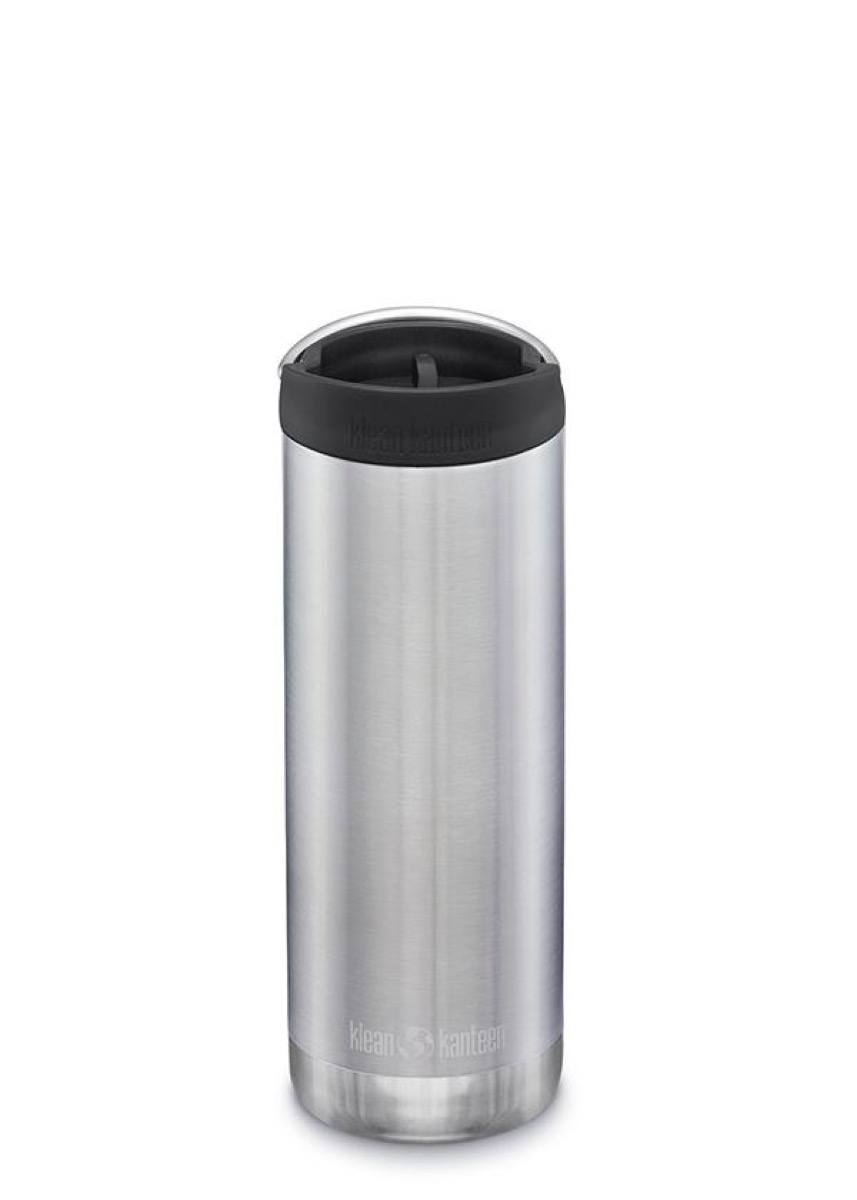 A Klean Kanteen travel mug or thermos