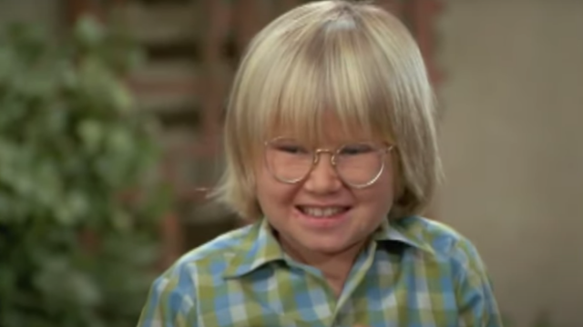 Robbie Rist on "The Brady Bunch"