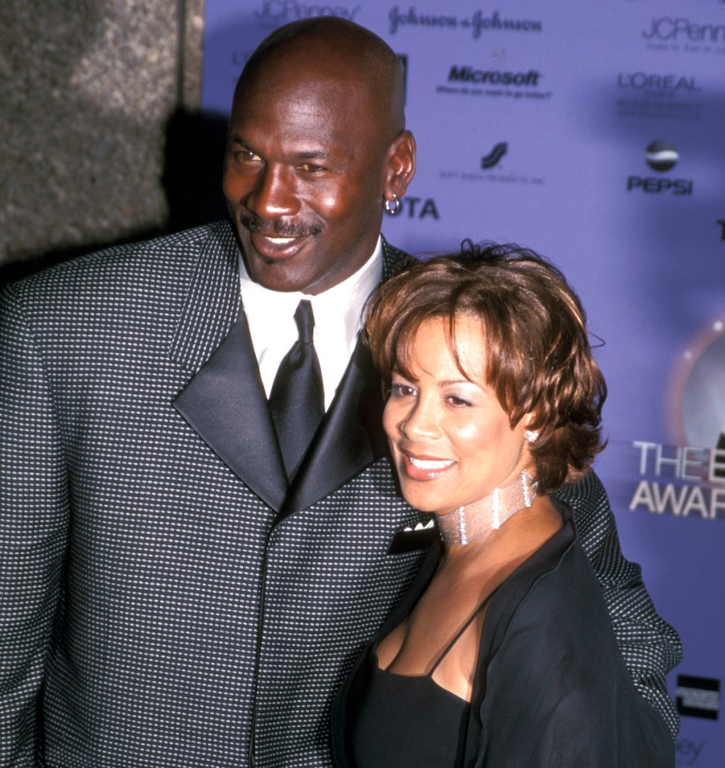 Michael Jordan and Juanita Vanoy