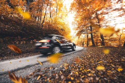 Car speed in the autumn