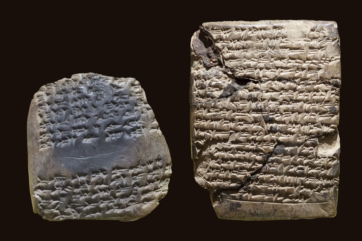 Cuneiform tablets