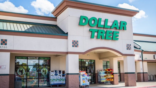 Dollar Tree location in Eugene, Oregon. Dollar Tree provides dollar items in its stores throughout the United States with almost 5,000 locations.