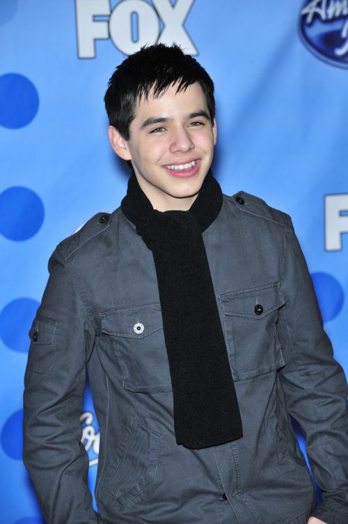 David Archuleta at a party for the top 12 finalists of 2008 "American Idol"