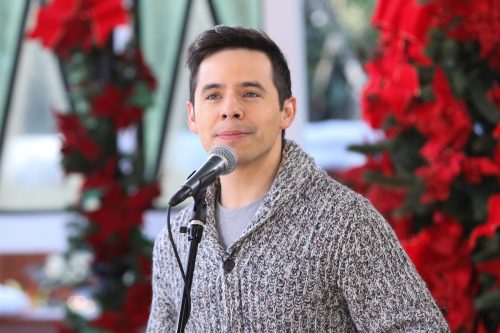 David Archuleta at Hallmark's Home & Family at Universal Studios Hollywood in 2018