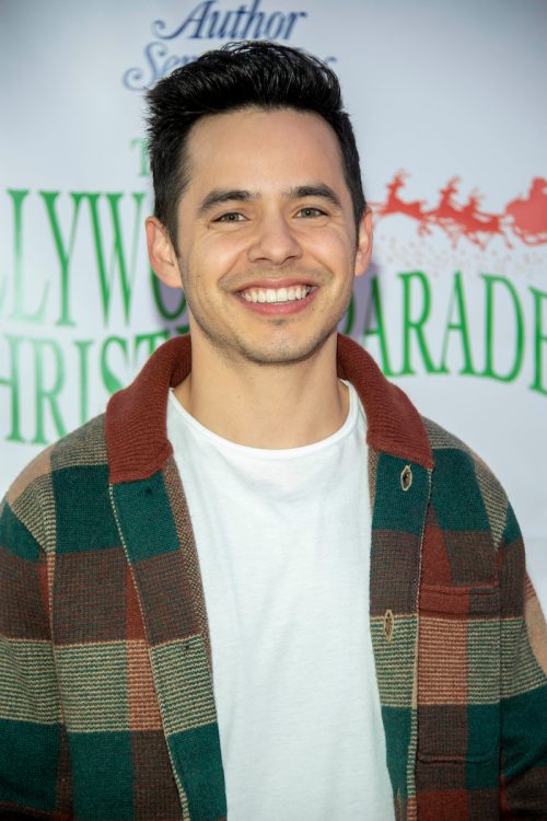 David Archuleta at the Hollywood Christmas Parade in 2019