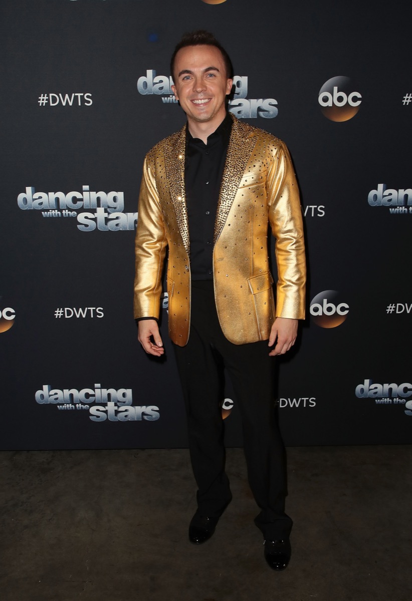 Frankie Muniz Gold jacket DWTS