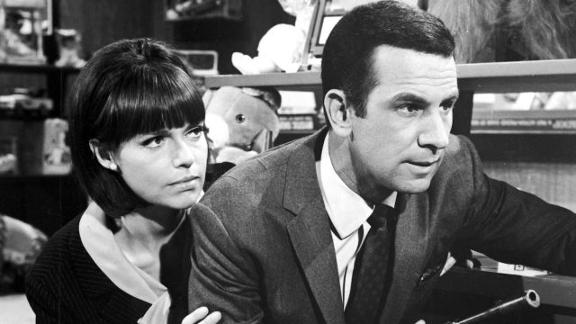 Barbara Feldon and Don Adams in "Get Smart"
