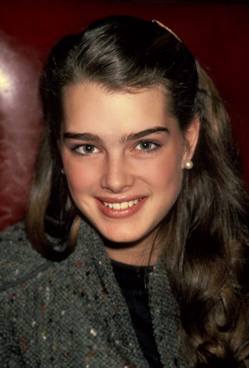 Brooke Shields in New York in 1980
