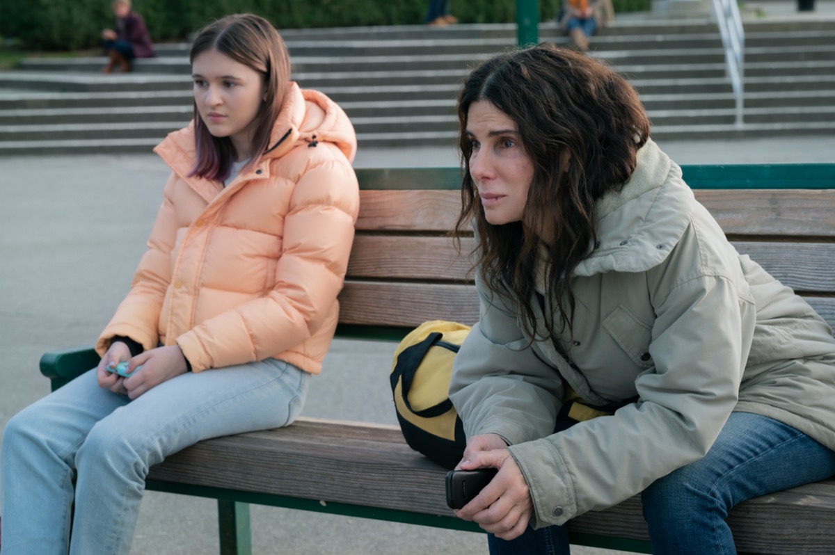 Emma Nelson and Sandra Bullock in The Unforgivable