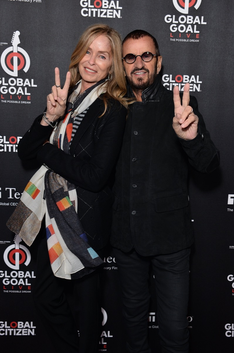Barbara Bach and Ringo Starr in 2019