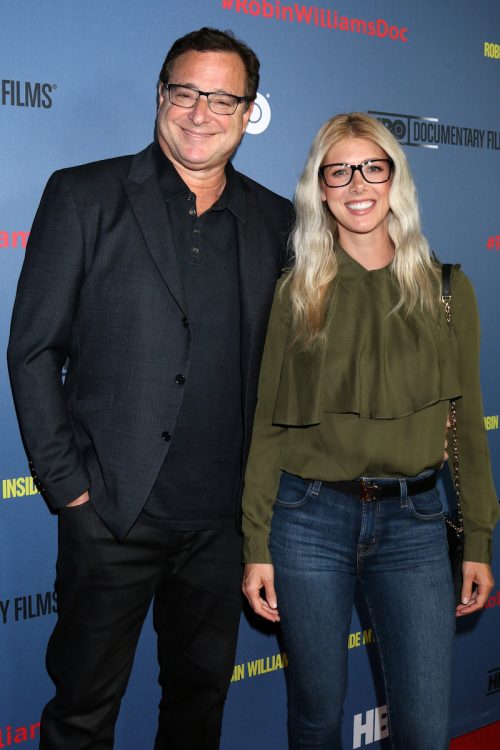 Bob Saget and Kelly Rizzo at the "Robin Williams: Come Inside My Mind" premiere in 2018
