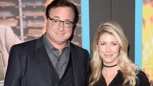 Bob Saget and Kelly Rizzo at the premiere of "The Zen Diaries of Garry Shandling" in 2018