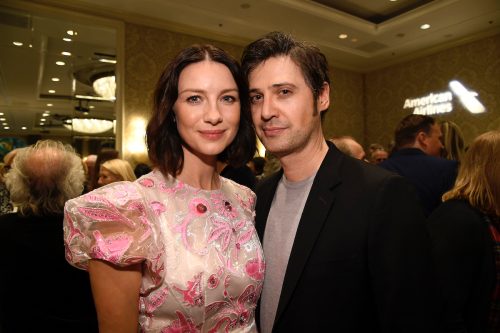 Caitríona Balfe and Tony McGill at the BAFTA Los Angeles Tea Party in January 2019