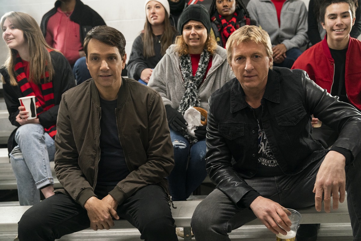 Ralph Macchio and William Zabka in Cobra Kai