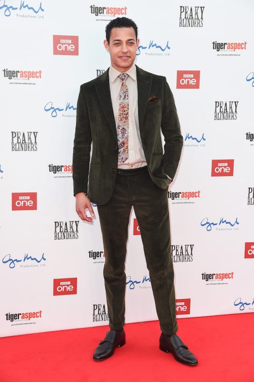 Daryl McCormack at the season 5 premiere of "Peaky Blinders" in 2019