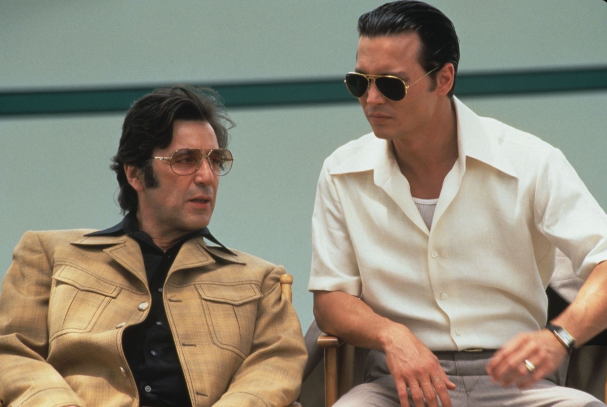 Al Pacino and Johnny Depp in Donnie Brasco