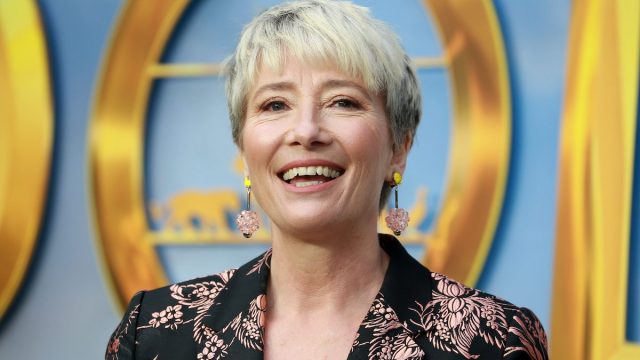Emma Thompson at a screening of "Dolittle" in 2020