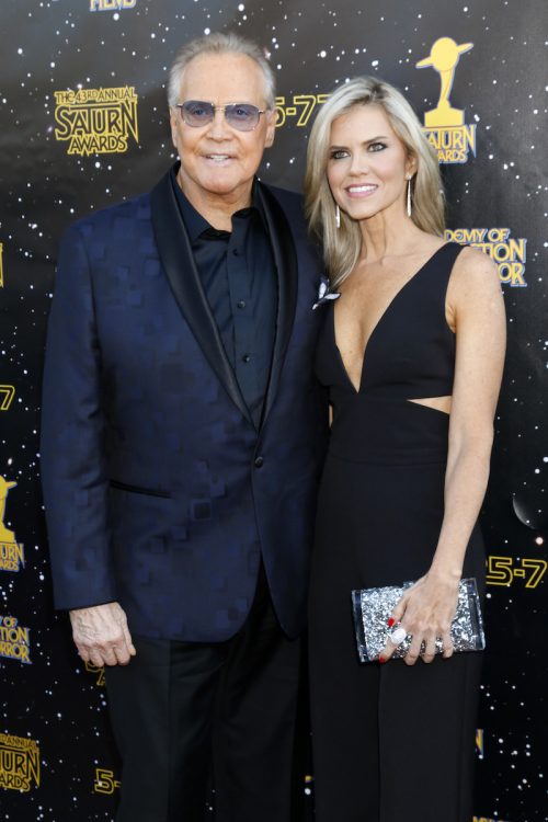 Lee and Faith Majors at the 2017 Saturn Awards