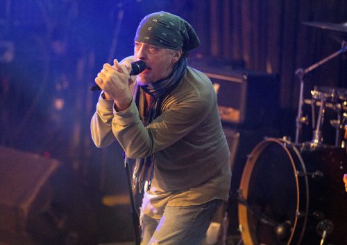 Leif Garrett performing on stage in Indianapolis in 2015