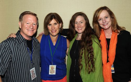 Eric Scott, Judy Norton, Kami Cotler, and Mary McDonough at the Chiller Theatre Expo in 2014