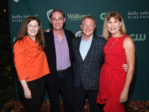 Kami Cotler, Richard Thomas, Eric Scott, and Judy Norton at a screening and celebration of "The Waltons" Homecoming in November 2021