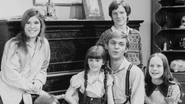 The cast of "The Waltons" in 1975