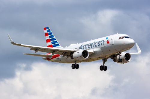 American Airlines Airbus A319 airplane
