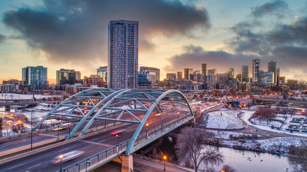 The skyline of Denver, Colorado