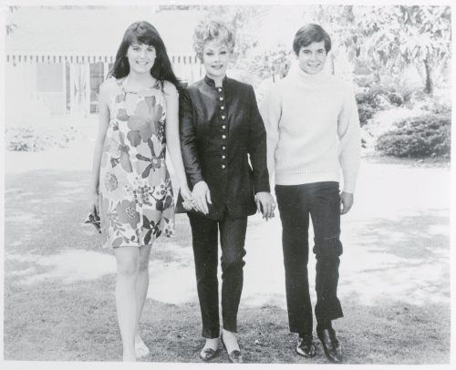 Lucie Arnaz, Lucille Ball, and Desi Arnaz Jr. in 1968